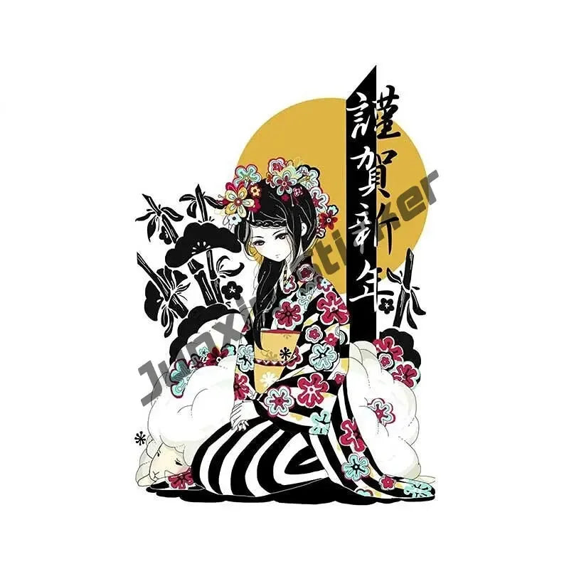 Japanische Oni & Samurai Vinyl-Sticker – Reflektierend & Wasserfest
